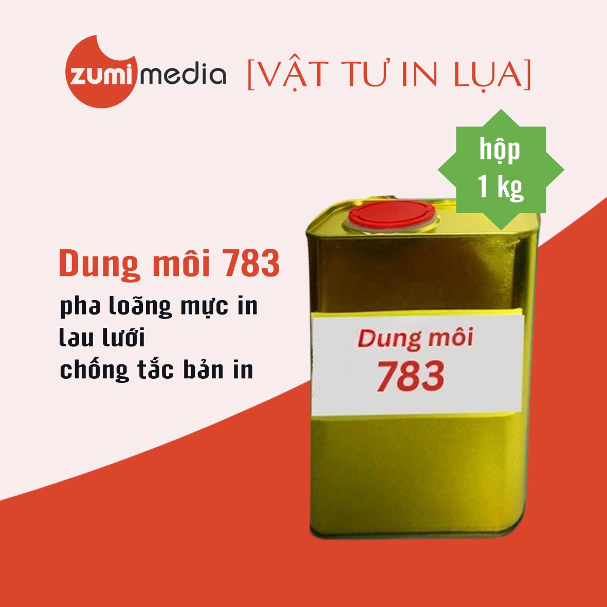 Dung Môi 783: Pha Loãng Mực In, Vệ Sinh Lưới Chống Tắc Hiệu Quả