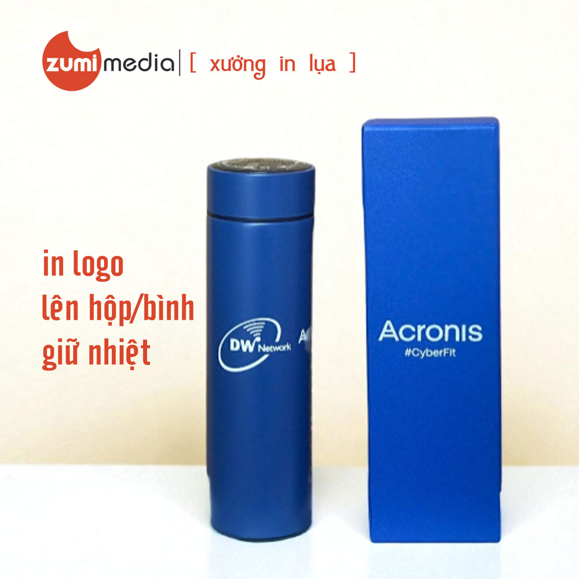 In Logo Lên Bình/Hộp Giữ Nhiệt Theo Yêu Cầu