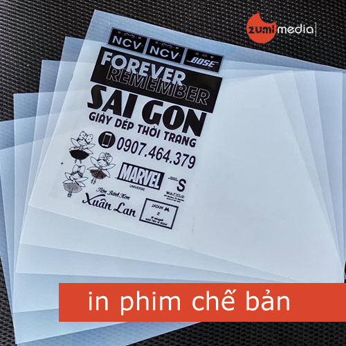 In Phim Chế Bản Giá Rẻ, Siêu Nét cho In Lụa – Zumi Media Tối Ưu Mọi Xưởng In