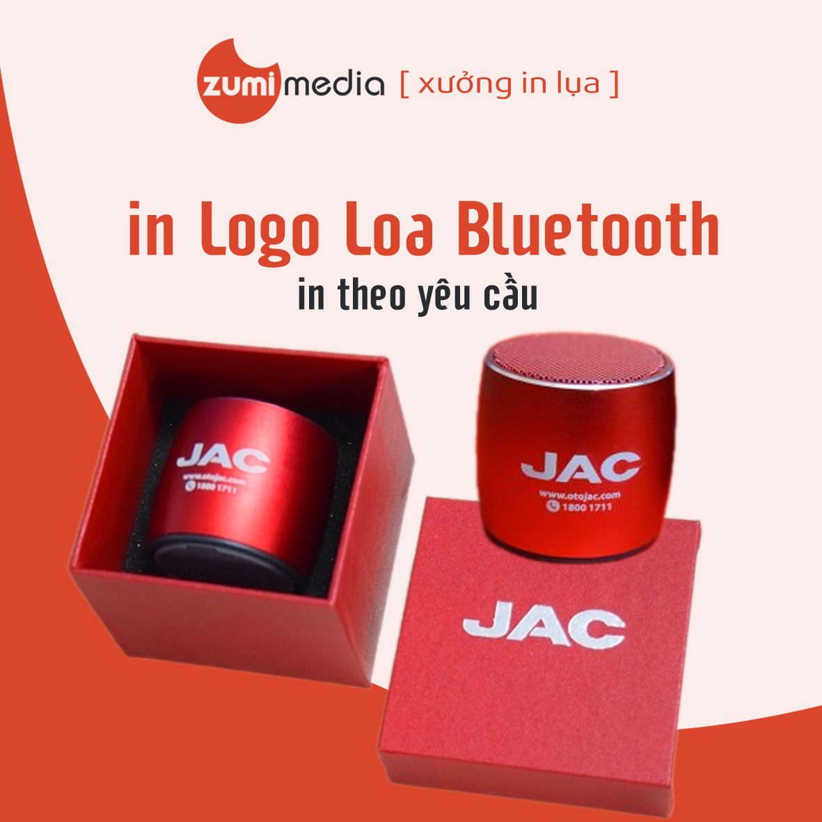 In Logo Loa Bluetooth Theo Yêu Cầu | Nâng Tầm Thương Hiệu