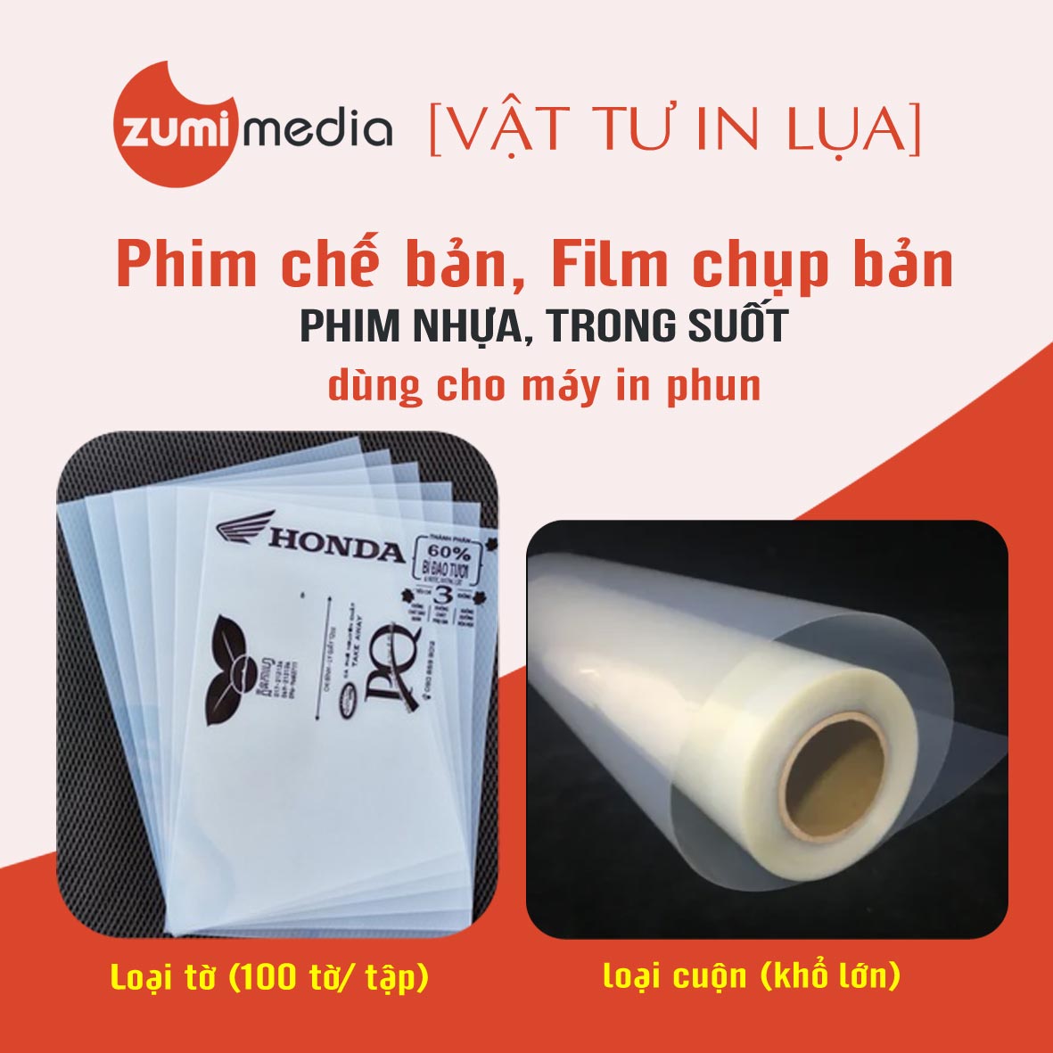 Phim Chế Bản, Flim Chụp Bản In Lụa Chất Lượng Cao
