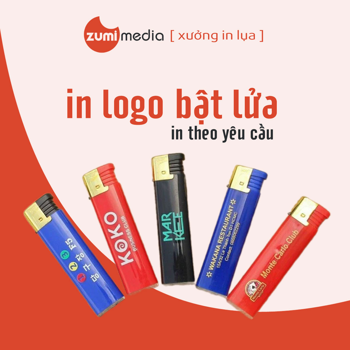In Logo Lên Bật Lửa Theo Yêu Cầu - Giải Pháp Quà Tặng & Quảng Bá Độc Đáo